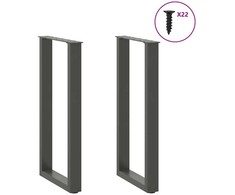 Kavos staliuko kojelės, U formos, 2 vnt., 38x(72-73) cm