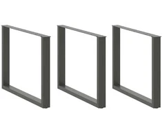 Kavos staliuko kojelės, U formos, 2 vnt., 100x(72-73) cm
