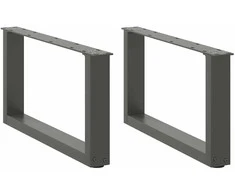 Kavos staliuko kojelės, U formos, 2 vnt., 70x(30-31)cm