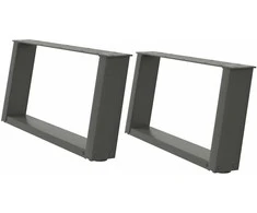 Kavos staliuko kojelės, U formos, 2 vnt., 70x(30-31)cm