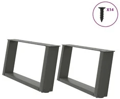Kavos staliuko kojelės, U formos, 2 vnt., 70x(30-31)cm