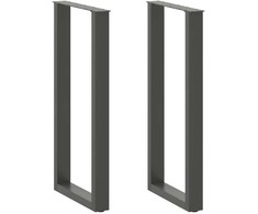 Kavos staliuko kojelės, U formos, 2 vnt., 50x(100-101) cm