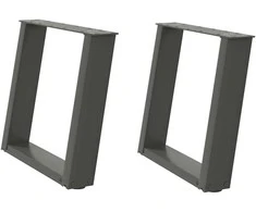 Kavos staliuko kojelės, U formos, 2 vnt., 50x(42-43)cm