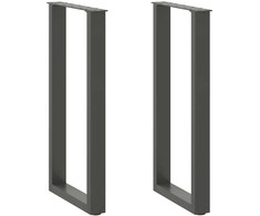 Kavos staliuko kojelės, U formos, 2 vnt., 38x(72-73) cm