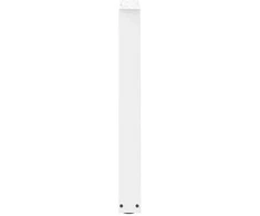 Kavos staliuko kojelės, V formos, 2 vnt., balta, 60x(72-73)cm