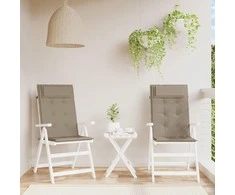 Kėdės pagalvėlės, 2vnt., taupe spalvos, oksfordo audinys