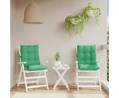 Kėdės pagalvėlės, 2vnt., žalios, oksfordo audinys