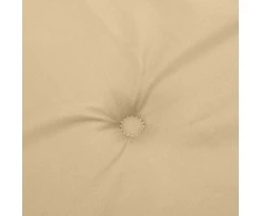 Kėdės pagalvėlės, 4vnt., smėlio, 120x50x4cm, audinys