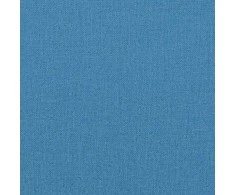 Kėdės pagalvėlės, 6vnt., mėlynos, 100x50x7cm, audinys