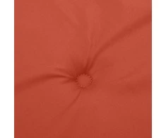 Kėdės pagalvėlės, 6vnt., raudonos, 120x50x4cm, audinys
