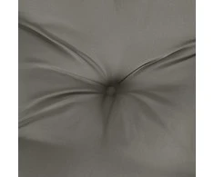Kėdės pagalvėlės, 6vnt., tamsiai pilkos, 120x50x7cm, audinys