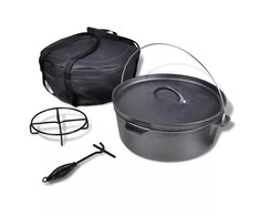 Ketaus puodas Dutch Oven 11,3 l, su priedais