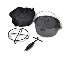 Ketaus puodas Dutch Oven 4,2 l, su priedais