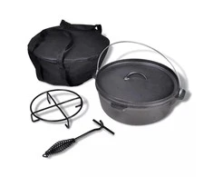 Ketaus puodas Dutch Oven 5,6 l, su priedais