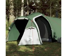 Stovyklavimo palapinė, žalia, dvivietė, tunelinė