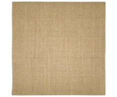 Kilimas, 100x100cm, natūralus sizalis