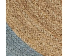 Kilimas, 90cm, džiutas, rankų darbo, su alyv. žal. sp. kraštu
