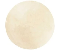 Kilimas HUARTE, kreminės spalvos, 160cm, trumpi šereli