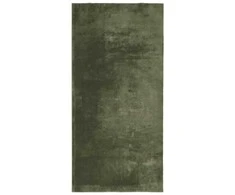 Kilimas HUARTE, miško žalios spalvos, 100x200cm trumpi šereliai
