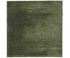 Kilimas HUARTE, miško žalios spalvos, 120x120cm trumpi šereliai