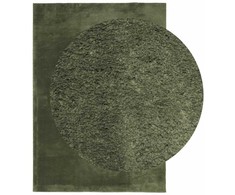 Kilimas HUARTE, miško žalios spalvos, 140x200cm trumpi šereliai