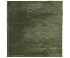 Kilimas HUARTE, miško žalios spalvos, 240x240cm trumpi šereliai