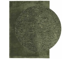Kilimas HUARTE, žalias, 120x170cm, trumpi šereliai