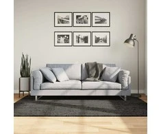 Kilimas ISTAN, antracito, 140x200cm, blizgus, aukšti šereliai