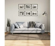 Kilimas ISTAN, pilkas, 140x200cm, blizgus, aukšti šereliai