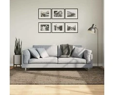 Kilimas ISTAN, pilkas, 160x230cm, blizgus, aukšti šereliai