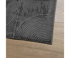 Kilimas IZA, antracito, 160x230cm, trumpi šereliai