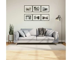 Kilimas IZA, kreminis, 100x200cm, trumpi šereliai