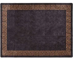 Kilimas, juodas ir auksinis, 400x300cm, neslystantis, plaunamas