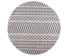 Kilimas, juodos ir baltos spalvos, 120cm, neslystantis