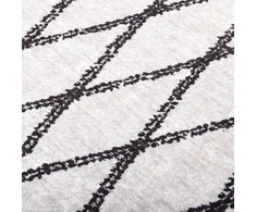 Kilimas, juodos ir baltos spalvos, 160x230cm, neslystantis