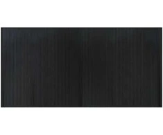 Kilimas, juodos spalvos, 100x200cm, bambukas, stačiakampis