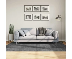 Kilimas OVIEDO, antracito spalvos, 140x200cm, trumpi šereliai