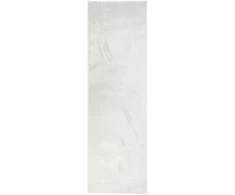 Kilimas OVIEDO, pilkos spalvos, 80x250cm, trumpi šereliai