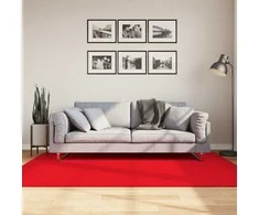 Kilimas OVIEDO, raudonos spalvos, 140x200cm, trumpi šereliai