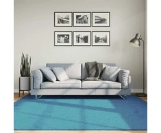 Kilimas OVIEDO, turkio spalvos, 200x200cm, trumpi šereliai