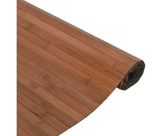 Kilimas, rudos spalvos, 70x300cm, bambukas, stačiakampis