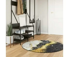 Kilimas, spalvotas, 120cm skersmens, neslystantis, plaunamas