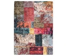 Kilimas, spalvotas, 120x180cm, skiautinio dizaino, neslystantis