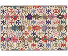 Kilimas, spalvotas, 190x300 cm, neslystantis, skalbiamas