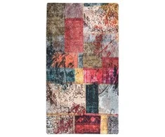 Kilimas, spalvotas, 190x300cm, skiautinio dizaino, neslystantis