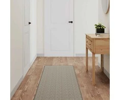 Kilimas-takelis, taupe spalvos, 50x150cm, sizalio imitacija