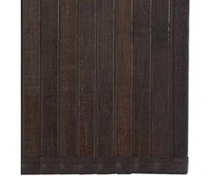 Kilimas, tamsiai rudas, 70x500cm, bambukas, stačiakampis