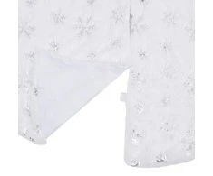 Kilimėlis po kalėdine eglute, baltas, 90cm, dirbtinis kailis