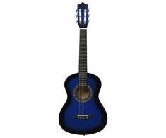 Klasikinė gitara pradedantiesiems ir vaikams, mėlyna, 1/2 34"