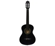 Klasikinė gitara pradedantiesiems ir vaikams, juoda, 1/2 34"